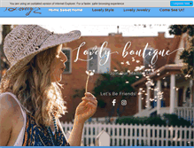 Tablet Screenshot of lovelyboutique.net